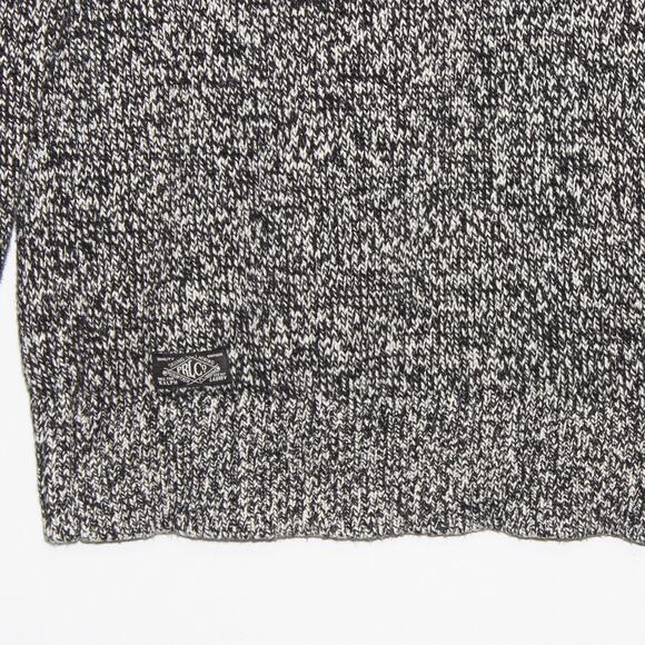 Polo Ralph Lauren Quarter Zip Knit Sweater In Heathered Grey Large - Picture 6 of 11